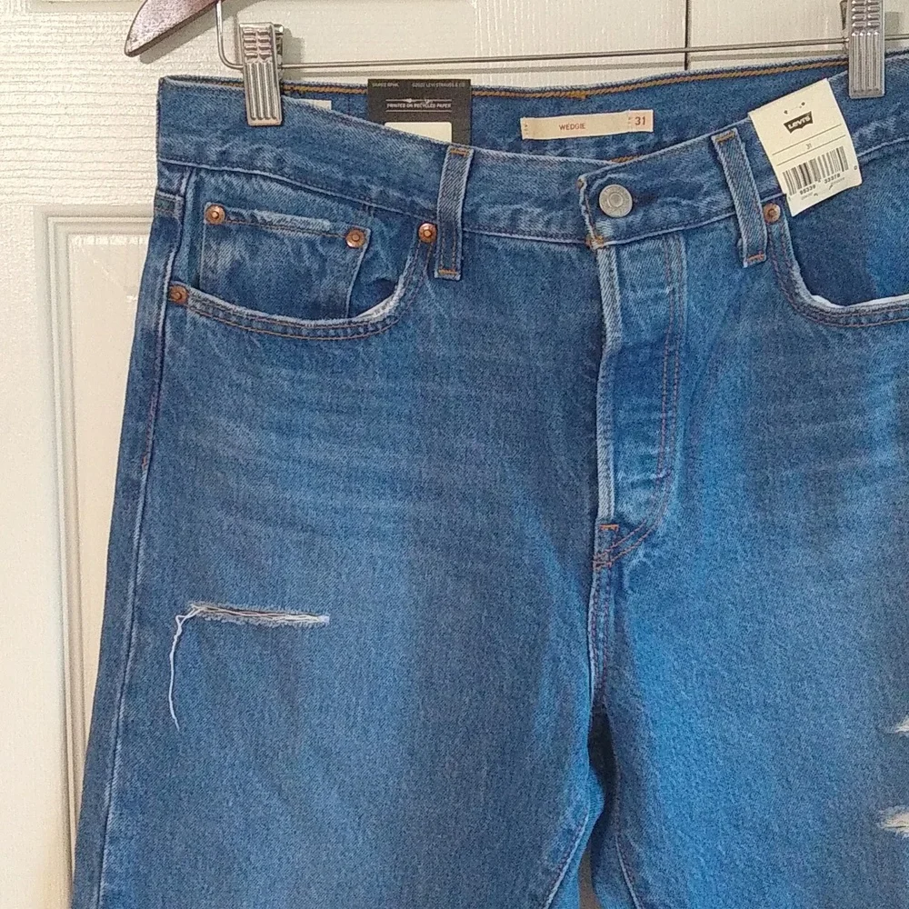 Levi's WEDGIE 100 cotton Hi rise size 31 - Picture 2 of 11
